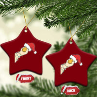 Funny Christmas Silly Goose Festive Holiday Ceramic Ornament - Wonder Print Shop