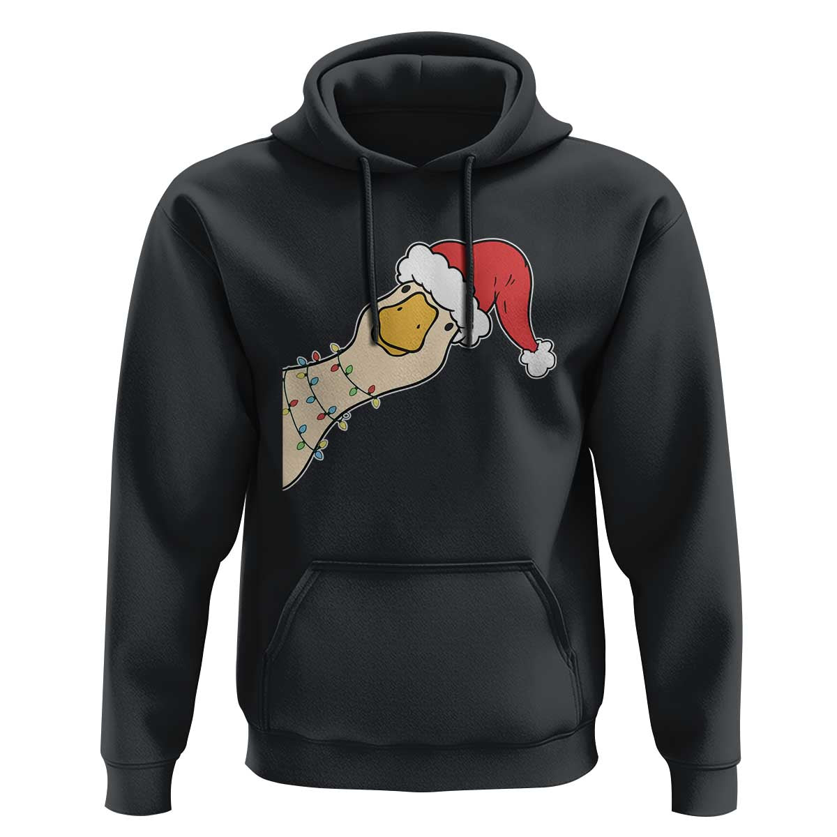 Funny Christmas Silly Goose Festive Holiday Hoodie - Wonder Print Shop