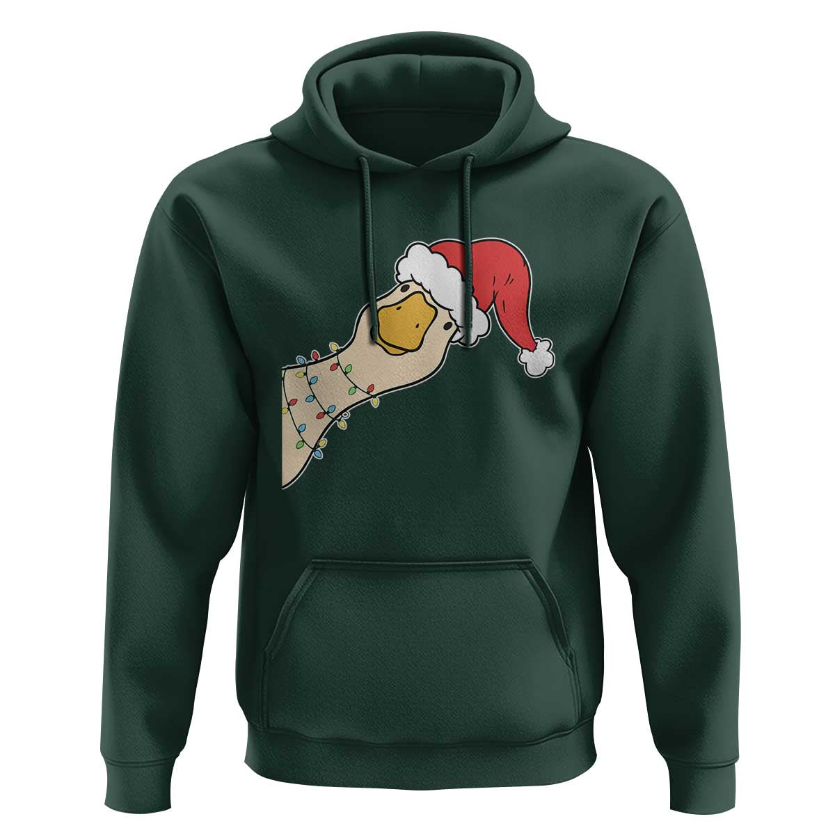 Funny Christmas Silly Goose Festive Holiday Hoodie - Wonder Print Shop