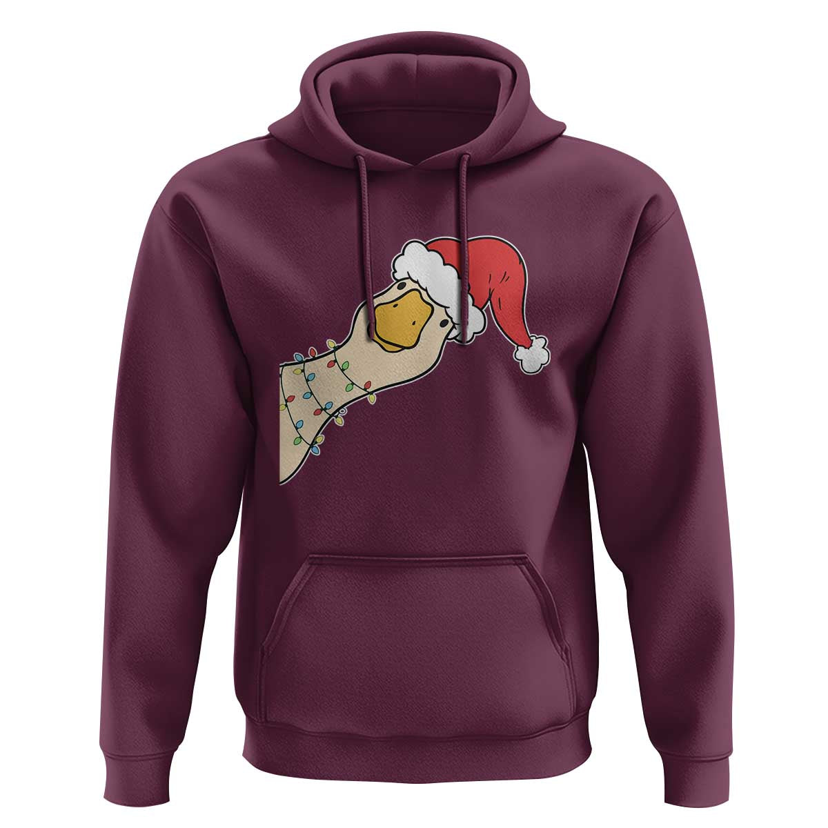 Funny Christmas Silly Goose Festive Holiday Hoodie - Wonder Print Shop
