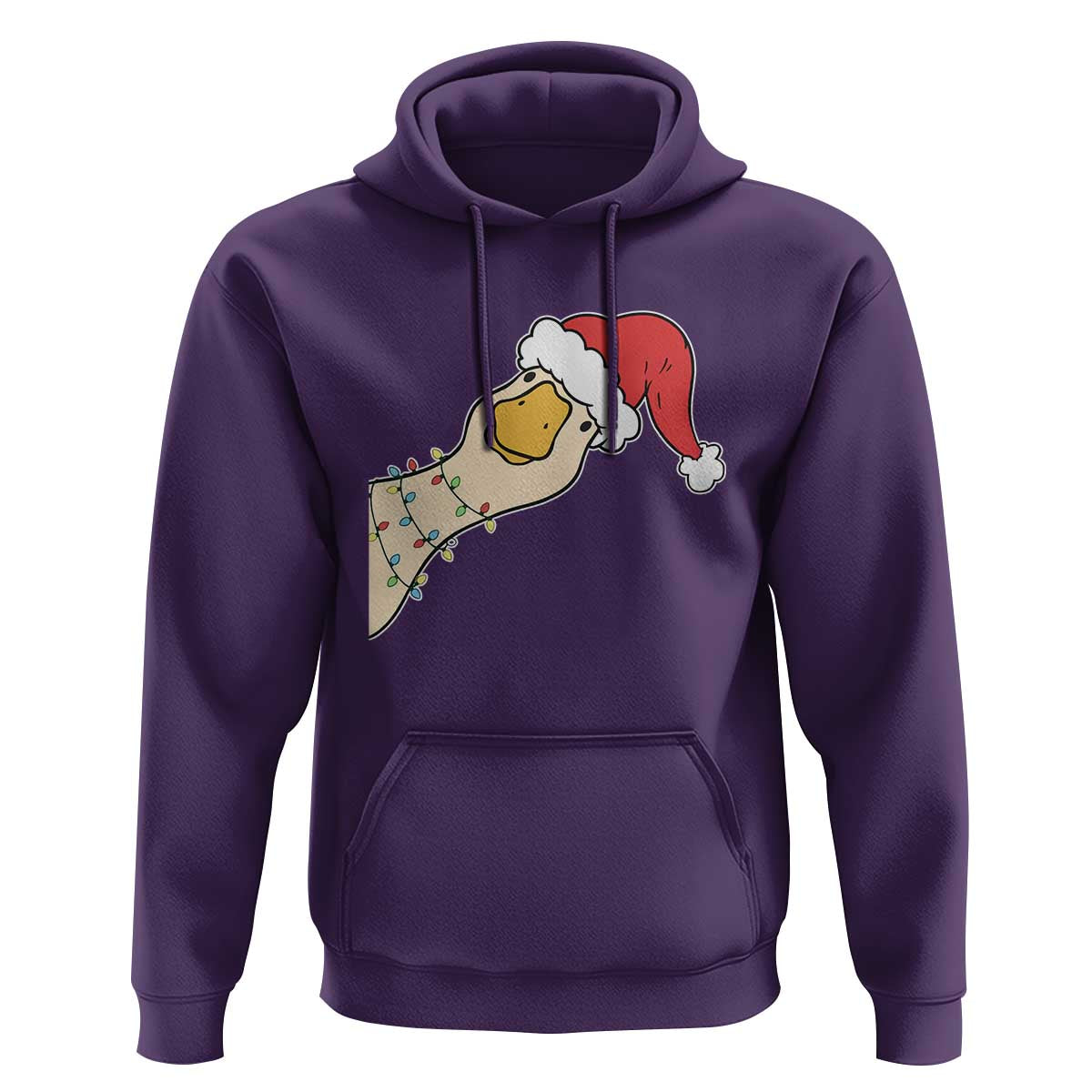 Funny Christmas Silly Goose Festive Holiday Hoodie - Wonder Print Shop