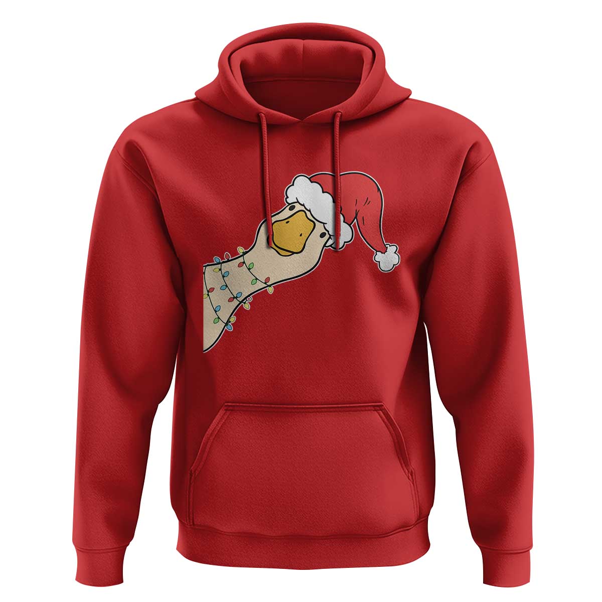 Funny Christmas Silly Goose Festive Holiday Hoodie - Wonder Print Shop
