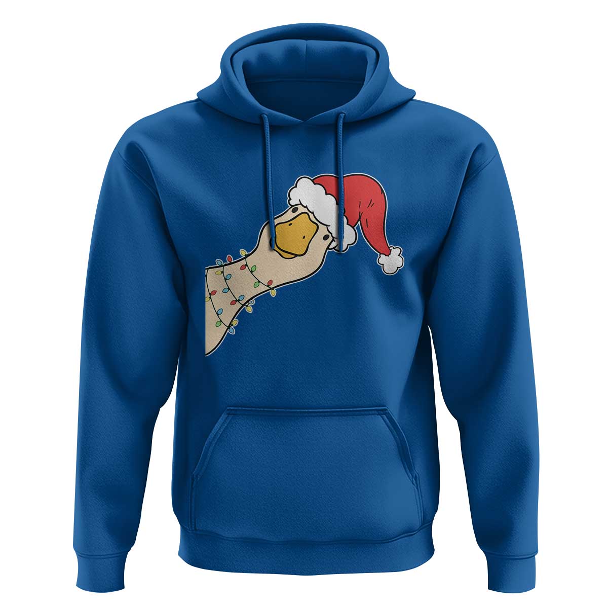 Funny Christmas Silly Goose Festive Holiday Hoodie - Wonder Print Shop