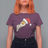 Funny Christmas Silly Goose Festive Holiday T Shirt For Women - Wonder Print Shop