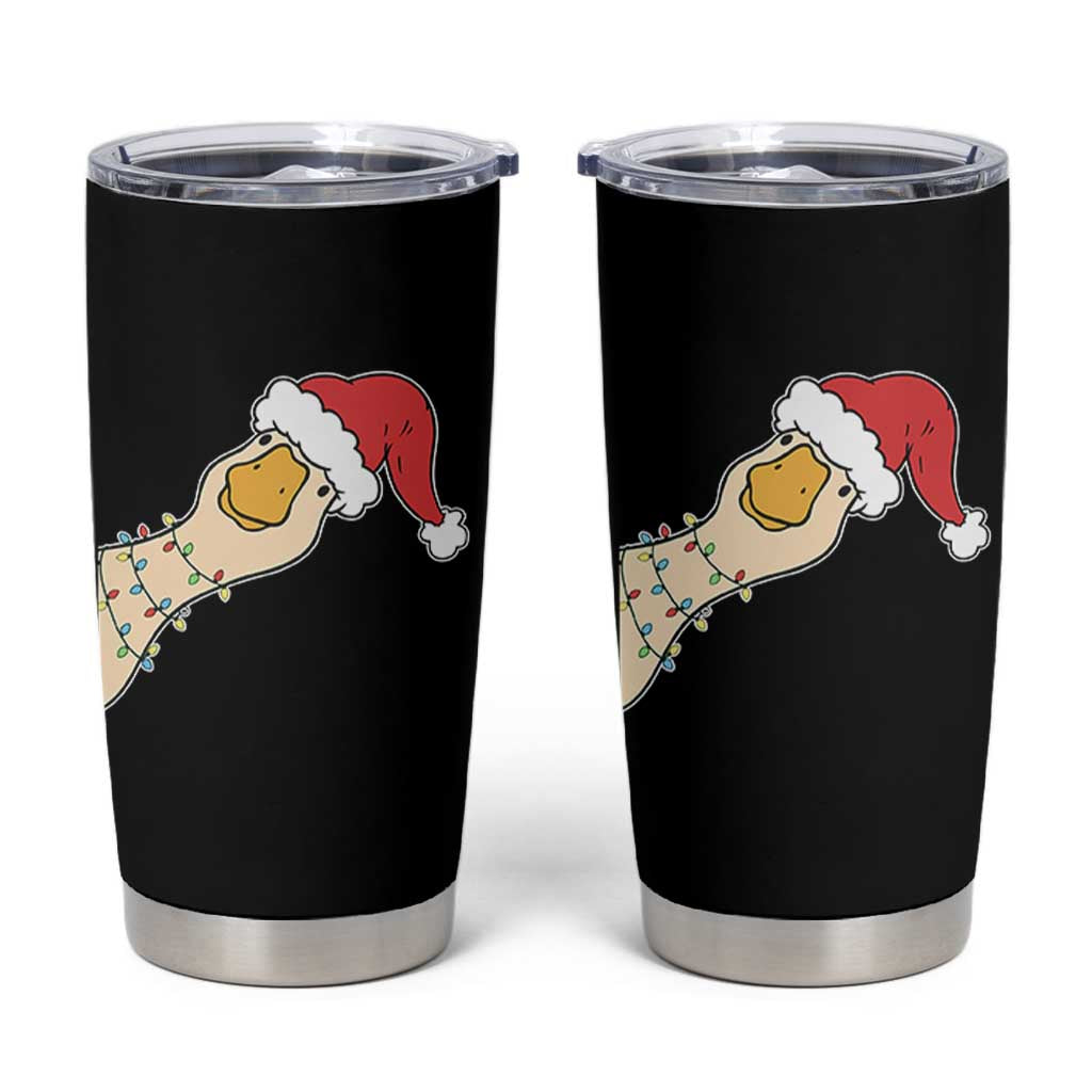 Funny Christmas Silly Goose Festive Holiday Tumbler Cup - Wonder Print Shop