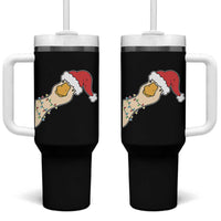 Funny Christmas Silly Goose Festive Holiday Tumbler With Handle - Wonder Print Shop