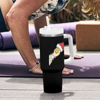 Funny Christmas Silly Goose Festive Holiday Tumbler With Handle - Wonder Print Shop