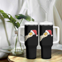 Funny Christmas Silly Goose Festive Holiday Tumbler With Handle - Wonder Print Shop