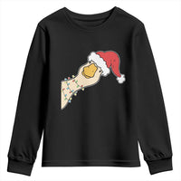 Funny Christmas Silly Goose Festive Holiday Youth Sweatshirt - Wonder Print Shop