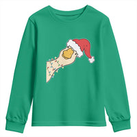 Funny Christmas Silly Goose Festive Holiday Youth Sweatshirt - Wonder Print Shop