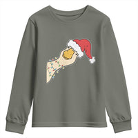 Funny Christmas Silly Goose Festive Holiday Youth Sweatshirt - Wonder Print Shop