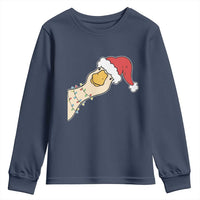 Funny Christmas Silly Goose Festive Holiday Youth Sweatshirt - Wonder Print Shop