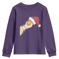 Funny Christmas Silly Goose Festive Holiday Youth Sweatshirt - Wonder Print Shop