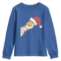 Funny Christmas Silly Goose Festive Holiday Youth Sweatshirt - Wonder Print Shop