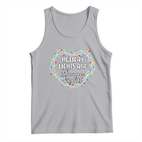Holiday Lights And Human Rights Christmas Activism Tank Top - Wonder Print Shop