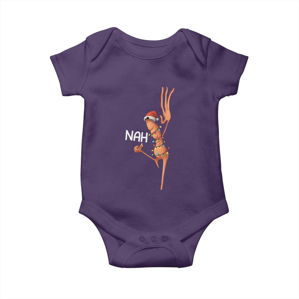 Funny Marcus The Worm Christmas Nah Baby Onesie - Wonder Print Shop