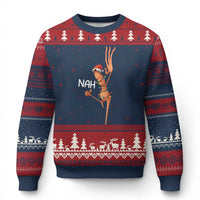 Funny Marcus The Worm Xmas Nah Ugly Christmas Sweater - Wonder Print Shop