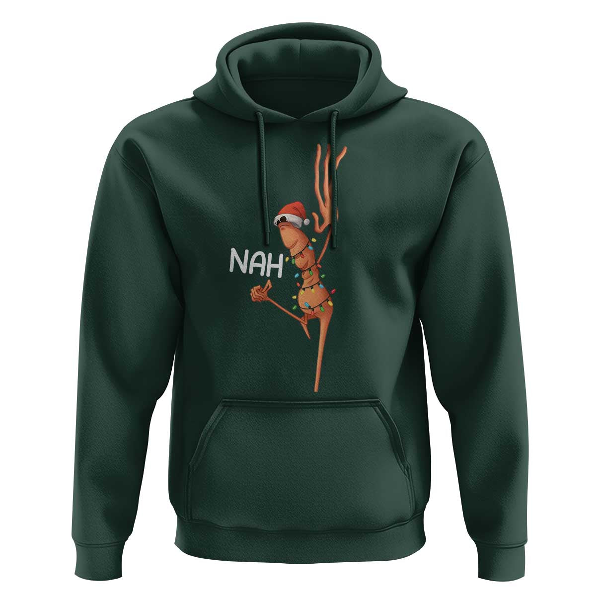 Funny Marcus The Worm Christmas Nah Hoodie - Wonder Print Shop