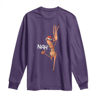 Funny Marcus The Worm Christmas Nah Long Sleeve Shirt - Wonder Print Shop