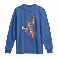 Funny Marcus The Worm Christmas Nah Long Sleeve Shirt - Wonder Print Shop