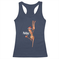Funny Marcus The Worm Christmas Nah Racerback Tank Top - Wonder Print Shop