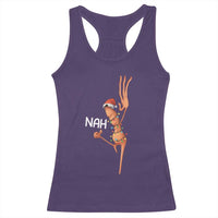 Funny Marcus The Worm Christmas Nah Racerback Tank Top - Wonder Print Shop
