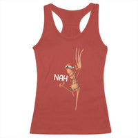 Funny Marcus The Worm Christmas Nah Racerback Tank Top - Wonder Print Shop