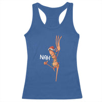 Funny Marcus The Worm Christmas Nah Racerback Tank Top - Wonder Print Shop