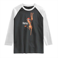 Funny Marcus The Worm Christmas Nah Raglan Shirt - Wonder Print Shop