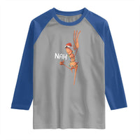 Funny Marcus The Worm Christmas Nah Raglan Shirt - Wonder Print Shop