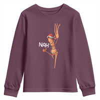 Funny Marcus The Worm Christmas Nah Youth Sweatshirt - Wonder Print Shop