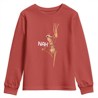 Funny Marcus The Worm Christmas Nah Youth Sweatshirt - Wonder Print Shop