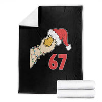 Funny Christmas Silly Goose 67 Meme Festive Holiday Throw Blanket - Wonder Print Shop