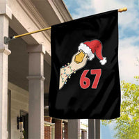 Funny Christmas Silly Goose 67 Meme Festive Holiday Garden Flag - Wonder Print Shop