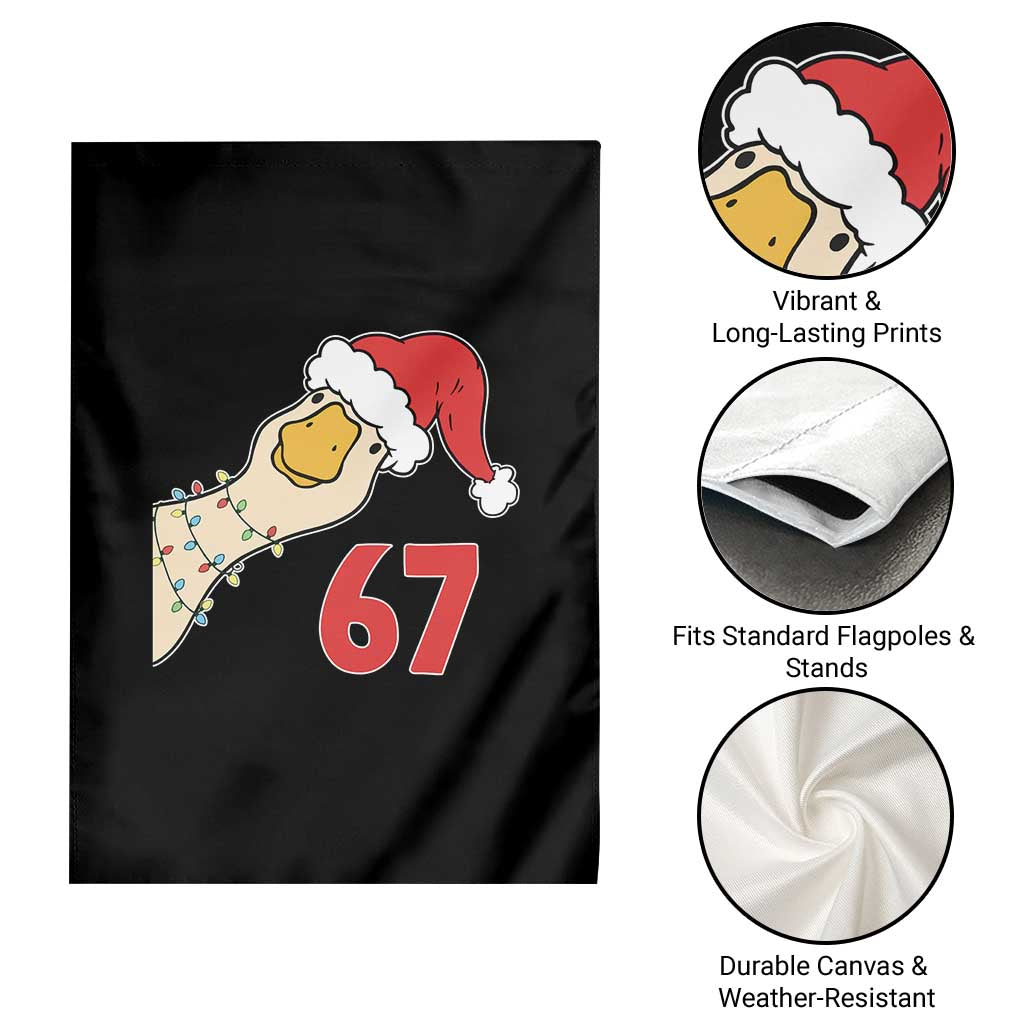 Funny Christmas Silly Goose 67 Meme Festive Holiday Garden Flag - Wonder Print Shop