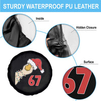 Funny Christmas Silly Goose 67 Meme Festive Holiday Spare Tire Cover - Wonder Print Shop