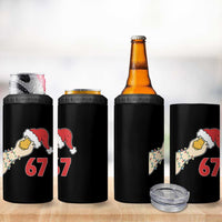 Funny Christmas Silly Goose 67 Meme Festive Holiday 4 in 1 Can Cooler Tumbler - Wonder Print Shop