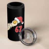 Funny Christmas Silly Goose 67 Meme Festive Holiday 4 in 1 Can Cooler Tumbler - Wonder Print Shop