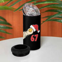 Funny Christmas Silly Goose 67 Meme Festive Holiday 4 in 1 Can Cooler Tumbler - Wonder Print Shop