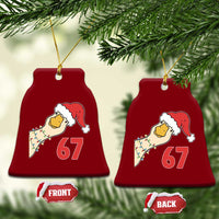 Funny Christmas Silly Goose 67 Meme Festive Holiday Ceramic Ornament - Wonder Print Shop