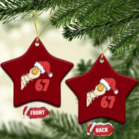 Funny Christmas Silly Goose 67 Meme Festive Holiday Ceramic Ornament - Wonder Print Shop
