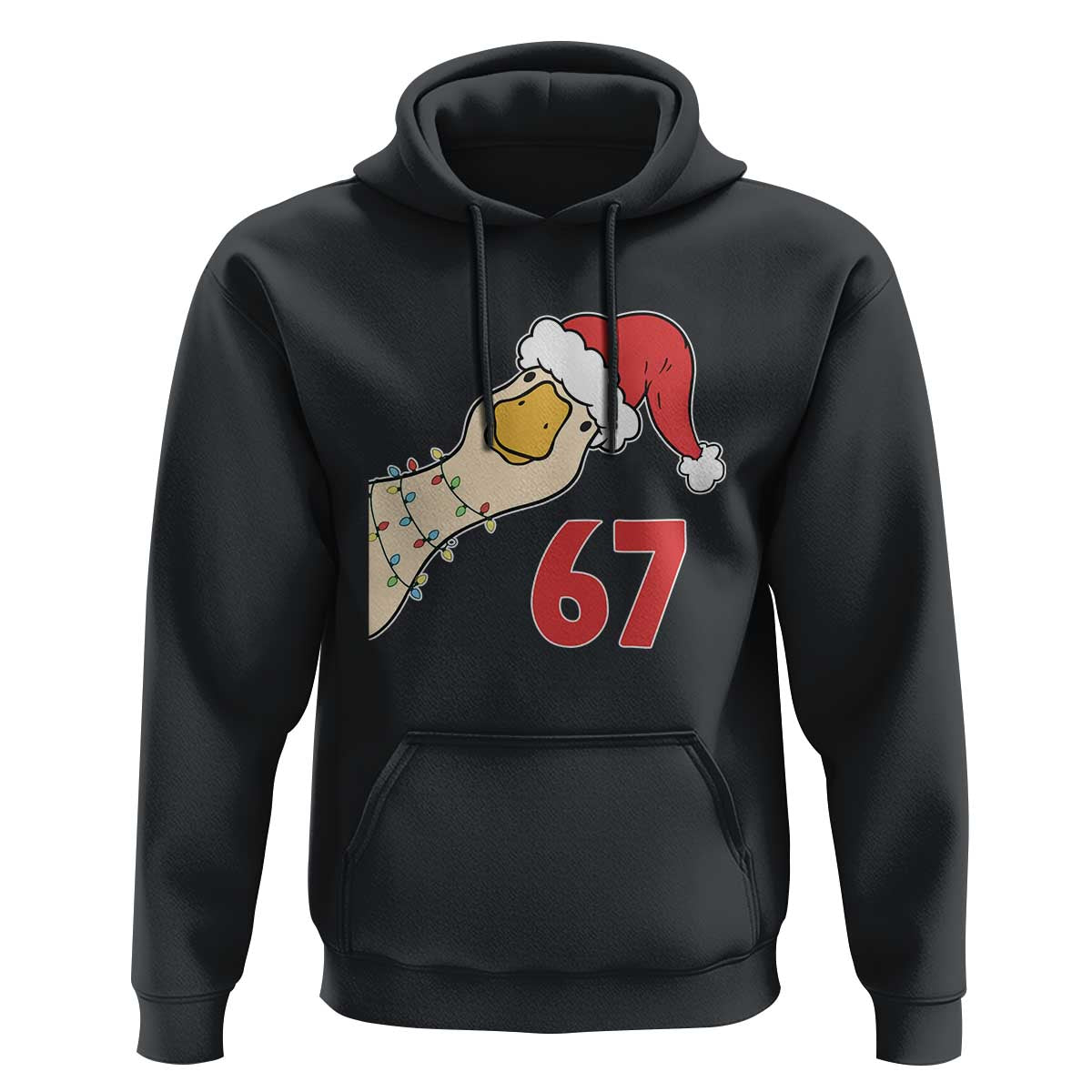 Funny Christmas Silly Goose 67 Meme Festive Holiday Hoodie - Wonder Print Shop
