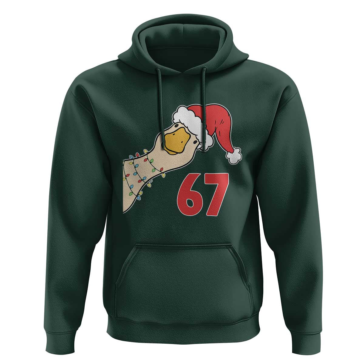 Funny Christmas Silly Goose 67 Meme Festive Holiday Hoodie - Wonder Print Shop