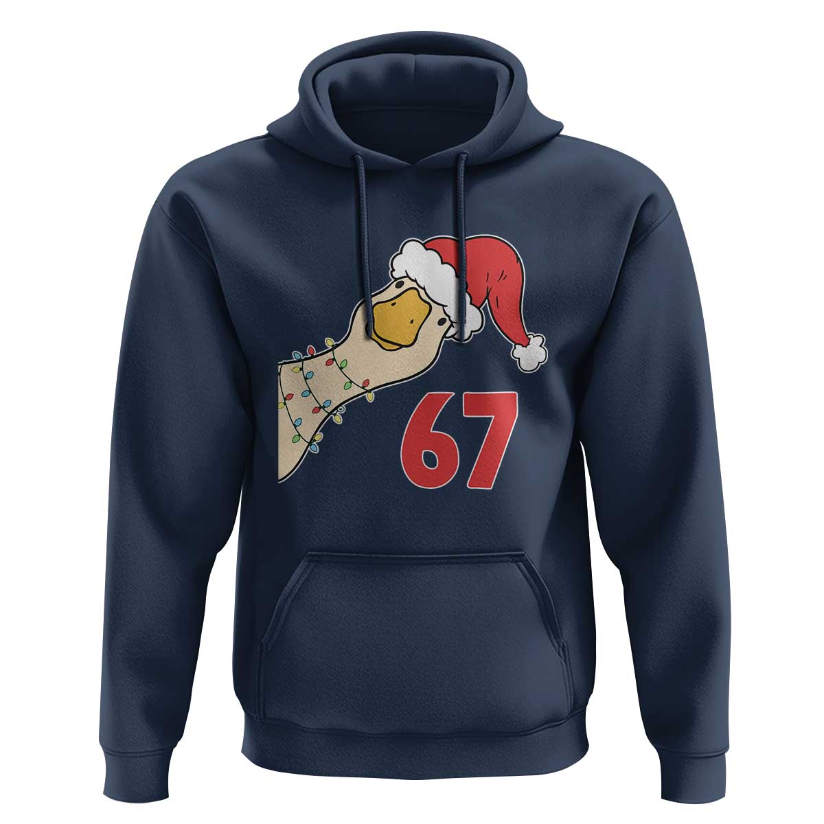 Funny Christmas Silly Goose 67 Meme Festive Holiday Hoodie - Wonder Print Shop