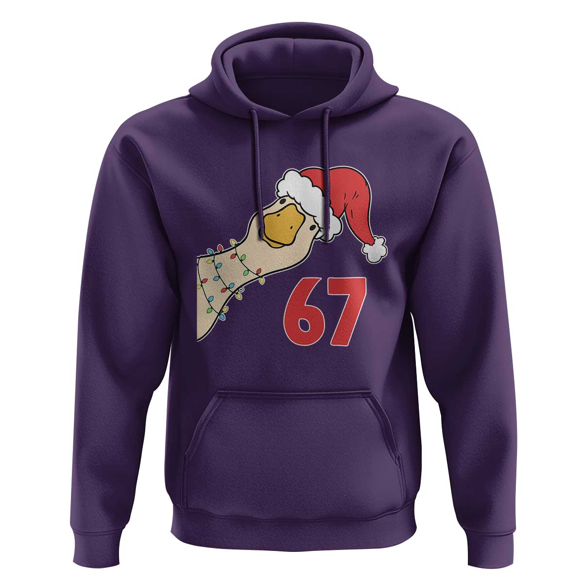 Funny Christmas Silly Goose 67 Meme Festive Holiday Hoodie - Wonder Print Shop