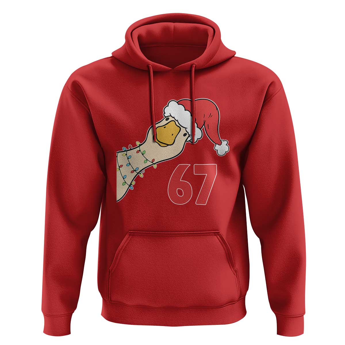 Funny Christmas Silly Goose 67 Meme Festive Holiday Hoodie - Wonder Print Shop