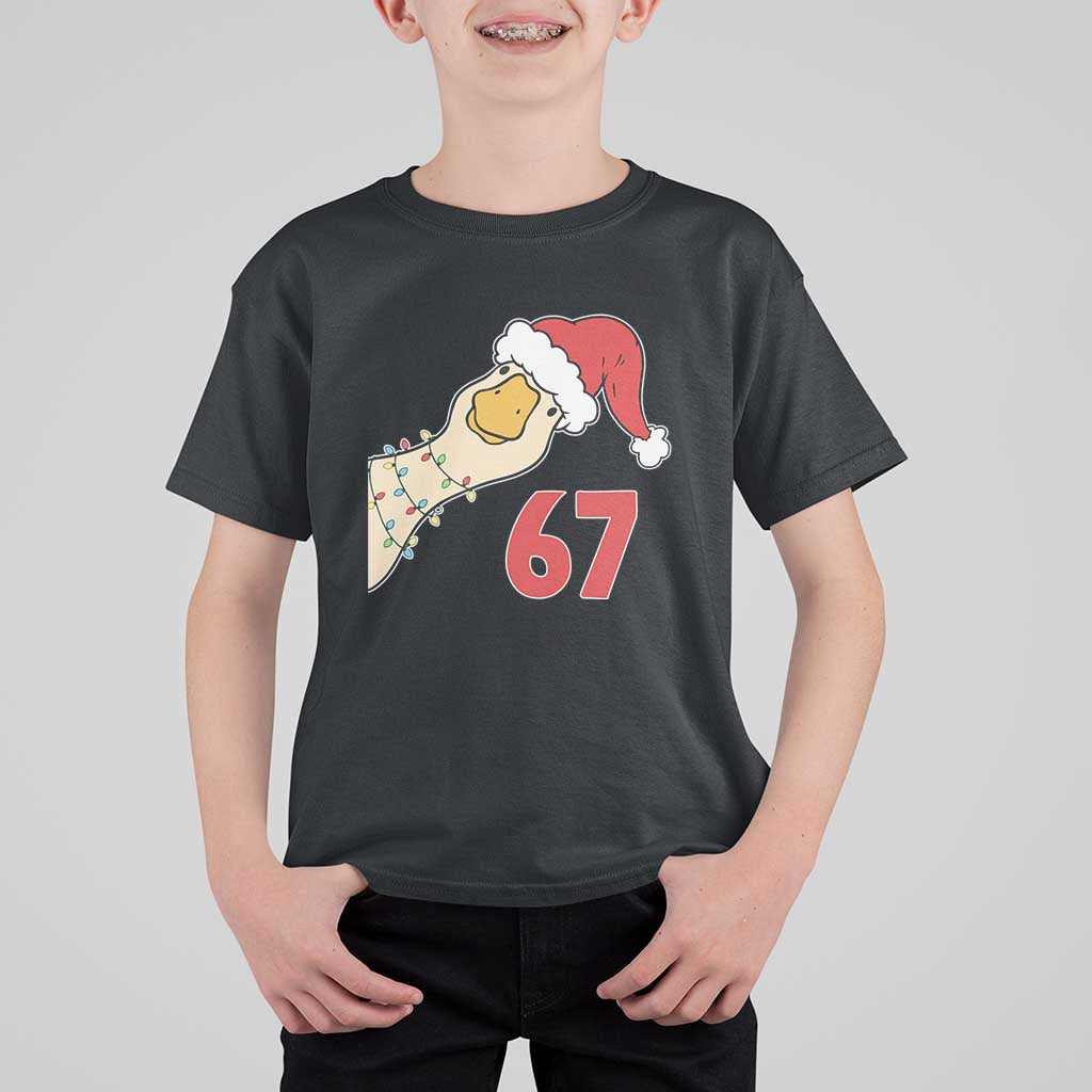 Funny Christmas Silly Goose 67 Meme Festive Holiday T Shirt For Kid - Wonder Print Shop