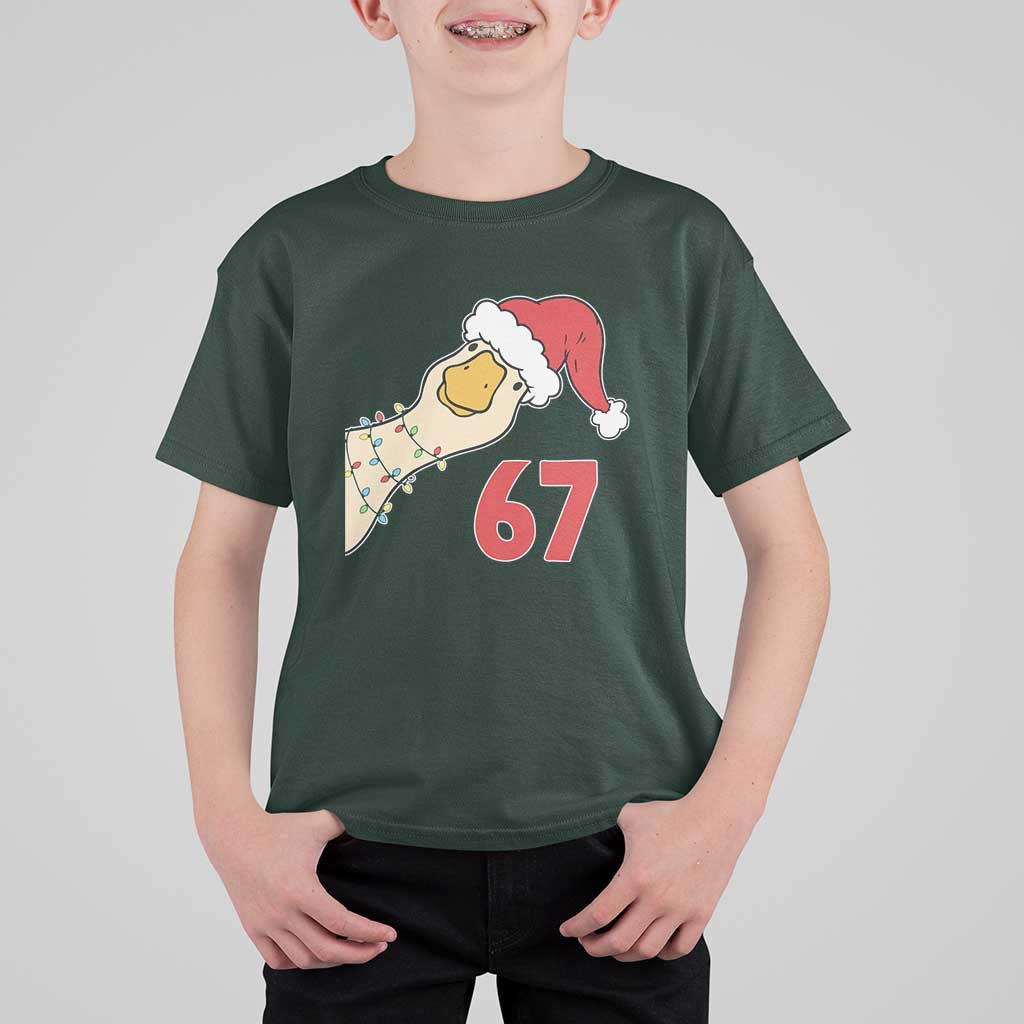 Funny Christmas Silly Goose 67 Meme Festive Holiday T Shirt For Kid - Wonder Print Shop