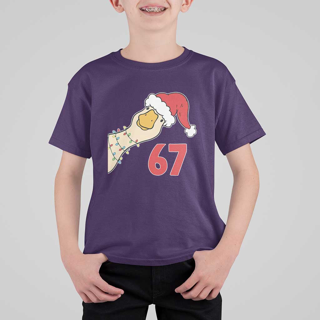 Funny Christmas Silly Goose 67 Meme Festive Holiday T Shirt For Kid - Wonder Print Shop
