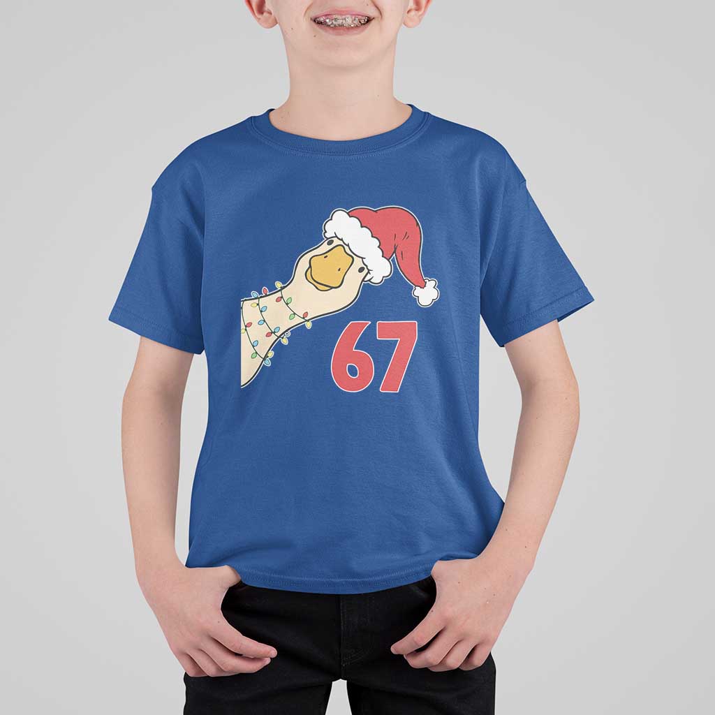 Funny Christmas Silly Goose 67 Meme Festive Holiday T Shirt For Kid - Wonder Print Shop